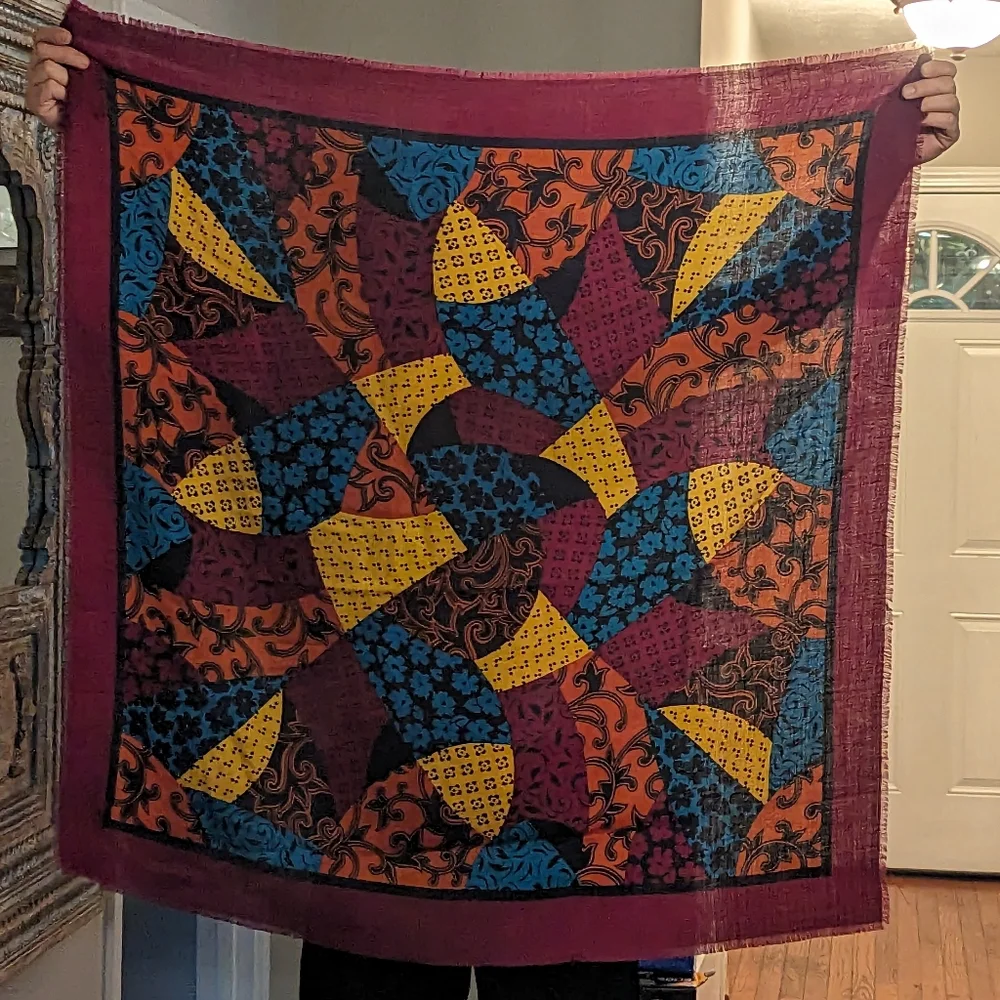 Vintage Christian Dior Wool Scarf
